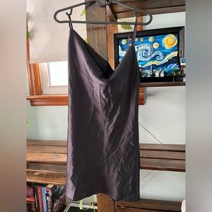 Black open back La Senza dress